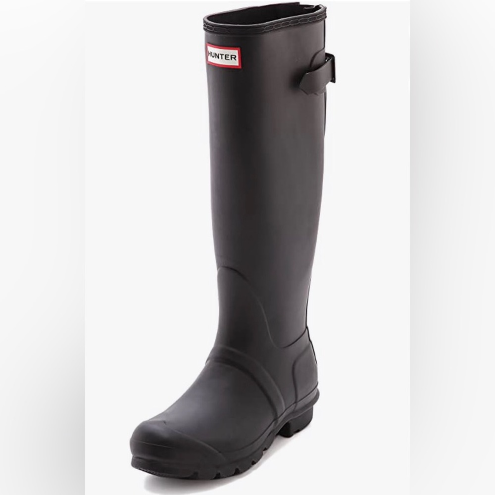 NWOT Hunter Original Back Adjustable Black, Size 9